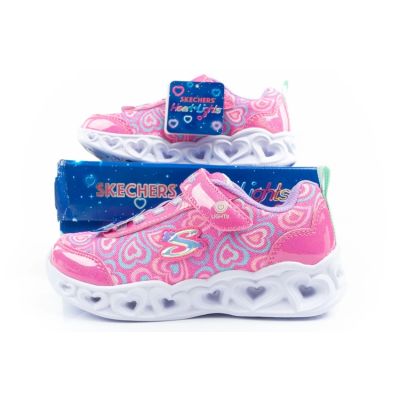 10. Skechers S Lighs-Heart buty dla dziewczynki sportowe wygodne LED