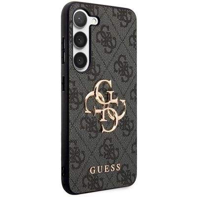 4. Etui Guess 4G Big Metal Logo na Samsung Galaxy S24 - czarne