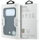 8. Etui BMW Sign Kevlar Metal Logo MagSafe na iPhone 18 Pro Max / 17 Pro Max - ciemnoszare