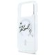 6. Etui Karl Lagerfeld Liquid Glitter Karl Script Logo MagSafe na iPhone 17 Pro - przezroczyste