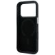7. Etui BMW Sign Deboss Quilted Metal Logo MagSafe na iPhone 18 Pro Max - ciemnoszare