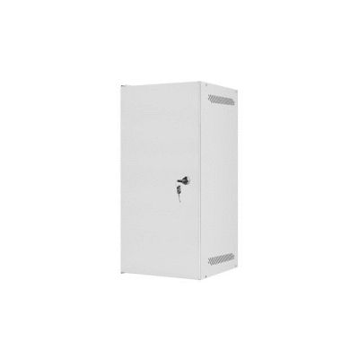 LANBERG SZAFA WISZĄCA RACK 10" 12U 280X310 SZARA, DRZWI METALOWE (FLAT PACK) WF10-2312-00S