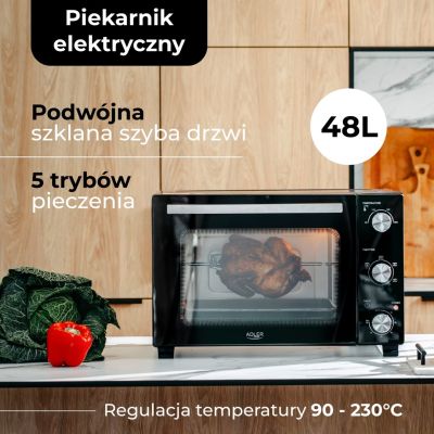 2. Piekarnik elektryczny ADLER AD 6026