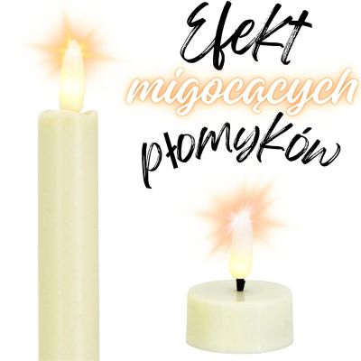 4. ZESTAW ŚWIEC 9SZT