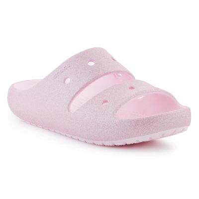 6. Klapki Crocs Classic Glitter Sandal V2 K 209705-6ZW