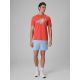 3. T-shirt regular z nadrukiem męski 4F 4FRSS26TTSHM4305-63S