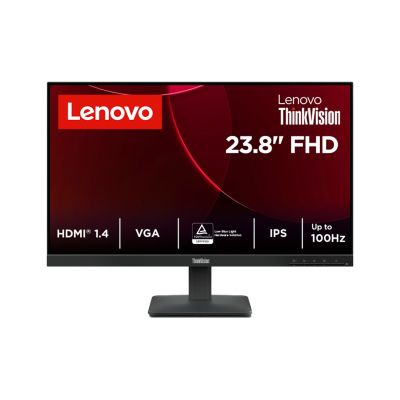 10. Lenovo ThinkVision S24-4e monitor komputerowy 60,5 cm (23.8") 1920 x 1080 px Full HD LED Czarny