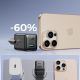 11. Ładowarka sieciowa Joyroom JR-TG8 GaN 45W USB-C + USB-A - czarna