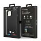 8. Etui BMW Leather Stamp Tricolor na iPhone 14 Plus - czarne