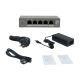 6. LevelOne PoE+Switch 3xGE PoE/1xHi-PoE 60W unmanaged Plastik