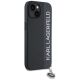4. Etui Karl Lagerfeld Saffiano Rhinestones & Charm na iPhone 15 / 14 / 13 - czarne