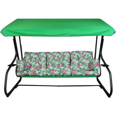 22. HUŚTAWKA OGRODOWA 3-OSOBOWA MATYLDA Z MOSKITIERĄ