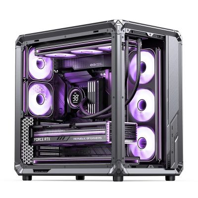 27. Jonsbo X400 Pro PC-Gehäuse, Midi-Tower, ATX, Tempered Glass - grau