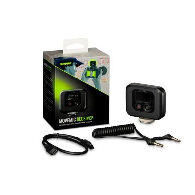 5. Shure MV-R-Z6 - Odbiornik nakamerowy MoveMic na zimną stopkę