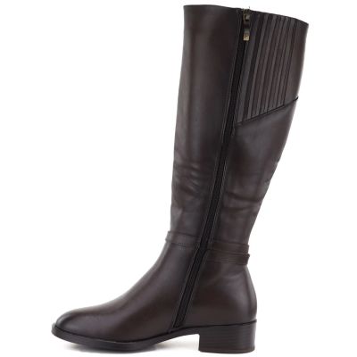3. Kozaki damskie oficerki czekoladowe Potocki SZ12862