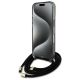 4. Etui Guess Crossbody Cord Script MagSafe na iPhone 16 - czarne
