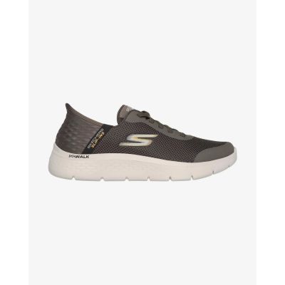 2. Skechers Slip-Ins: Go Walk Flex - Hands Up brązowe (216324-WW/BRN)