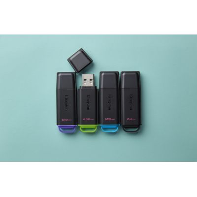 11. KINGSTON 256GB Portable USB 3.2 Gen 1 DataTraveler Exodia Black/Green