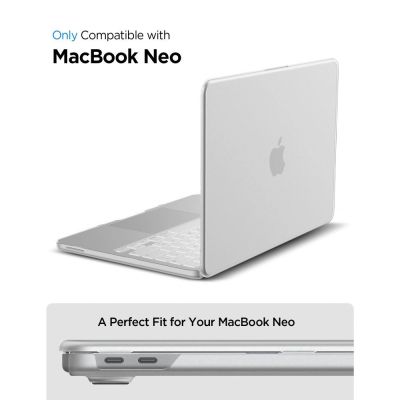5. Etui Spigen AirSkin na MacBook Neo 13" 2026 - przezroczyste matowe