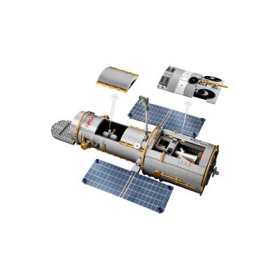 5. LEGO Icons 11382 - Kosmiczny Teleskop Hubble'a