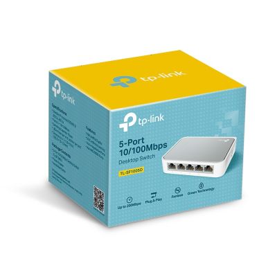 6. Switch TP-LINK TL-SF1005D (5x 10/100Mbps)