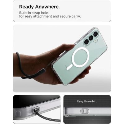 12. Etui Spigen Ultra Hybrid Mag MagSafe na Samsung Galaxy S26 FE - białe