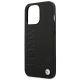 6. Etui BMW Leather Stamp na iPhone 14 Pro - czarne