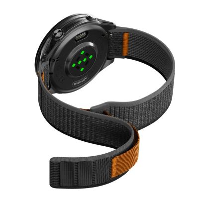 4. Pasek Spigen Athlex Airna Garmin Quick Release 22 mm - czarno-pomarańczowy