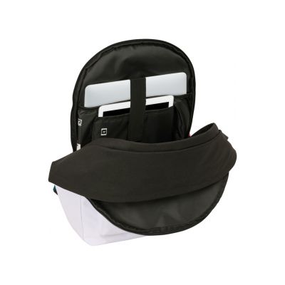 12. Real Madryt plecak sportowy z USB i z miejscem na laptopa double backpack 612554820
