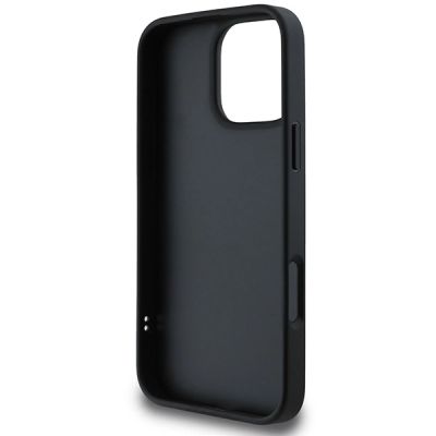 7. Etui DKNY Quilted Stack Logo na iPhone 16 Pro - czarne