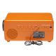 6. Radiobudzik retro Denver CR-425 pomarańczowy