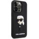 4. Etui Karl Lagerfeld Rubber Ikonik 3D na iPhone 14 Pro - czarne