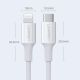 14. Ugreen kabel przewód MFi USB Typ C - Lightning 20W 3A 0.25 m biały (US171)