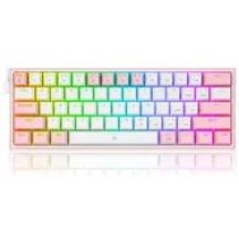 REDRAGON K617-RGB Fizz RGB White/Pink klawiatura USB Różowy, Biały
