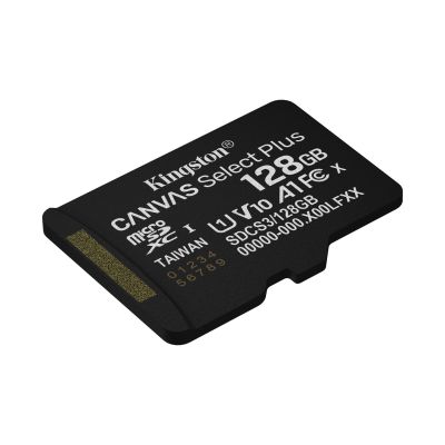 4. KINGSTON microSDXC 128GB Canvas Select Plus 3 + ADP