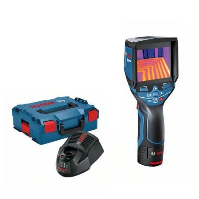 3. Bosch GTC 400 C Professional Noise equivalent temperature difference (NETD) Czarny, Niebieski 2000 mAh 160 x 120 px Wbudowany wyświetlacz