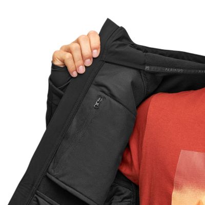 4. Kurtka męska przeciwdeszczowa wiatroodporna softshell Alpinus ASO Czarna - FF18965