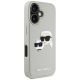 4. Etui Karl Lagerfeld HC 3D Rubber Double Heads na iPhone 16 - beżowe