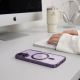 9. Etui Tech-Protect MagFlex na iPhone 17 - przezroczysto-fioletowe