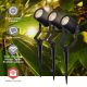 16. Lampa zewnętrzna Nedis ZBLOS10RGBW3 Smartlife RGB Zigbee 3.0 3W 3-pack
