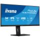 iiyama XUB3493WQSU-B6 34" UW IPS-panel 3440x1440 120Hz 21:9 400cd/m 1000:1 1ms
