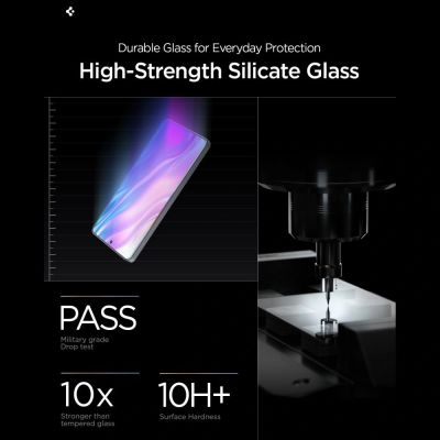 8. Szkło hartowane Spigen Glas.tR EZ Fit Pro AC Anti Reflection 2-Pack na Samsung Galaxy S26