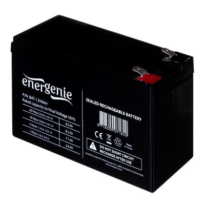 2. Akumulator uniwersalny GEMBIRD BAT-12V9AH (12V DC; 9000mAh)
