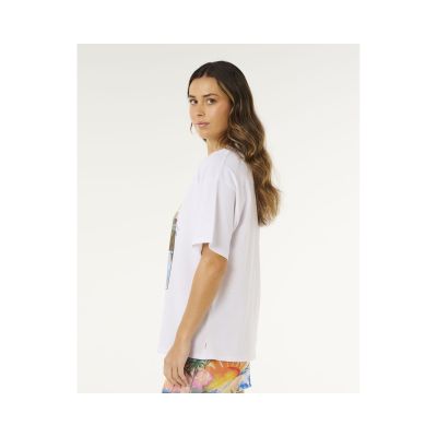 2. Koszulka damska RIP CURL Hayley O Heritage Tee biała