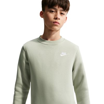 3. Bluza dla dzieci Nike Sportswear Club Fleece jasnozielona FD3006 304