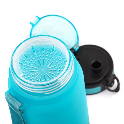 4. Bidon Meteor 800 ml 17661 zielony/błękitny