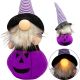 FIGURKA DEKORACYJNA NA DYNI 35CM LED HALLOWEEN FIOLET