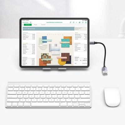 7. Ugreen kabel adapter przejściówka OTG USB-C (męski) - USB-A (żeński) 5Gb/s 0.15m czarny (US378)