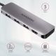 2. Axagon HMC-HCR3A 3x USB-A+ HDMI+ SD/microSD USB-C 3.2 Gen 1 hub 20cm Przewodowa USB 3.2 Gen 1 (3.1 Gen 1) Type-C Szary