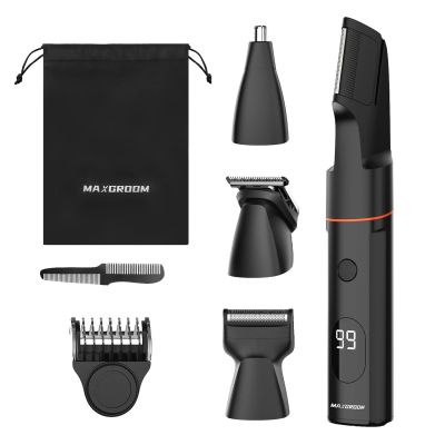 21. Trymer MAXGROOM LK-881 wielofunkcyjny z wymiennymi końcówkami - czarny